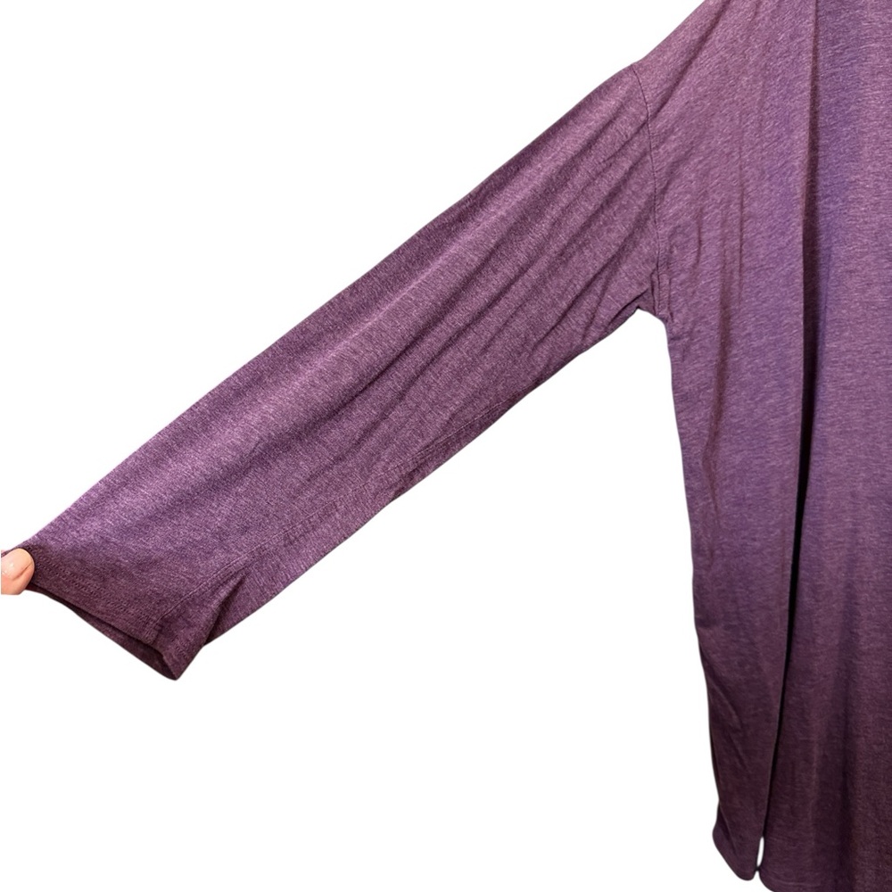 Tasc Performance Women’s Plum Organic Cotton Bamboo Long Sleeve T sz XL - Picture 2 of 9